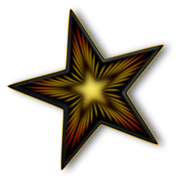 SVG Dark Star Vector