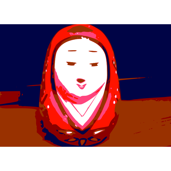 SVG daruma doll female
