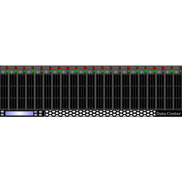 SVG Data center vector illustration