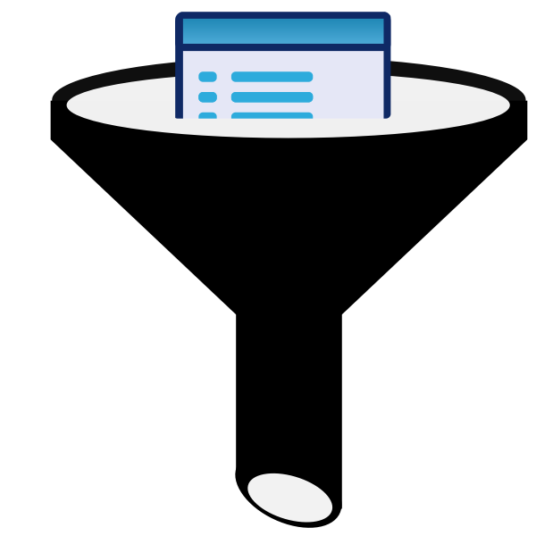 SVG data filter