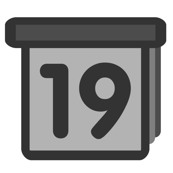SVG Date icon
