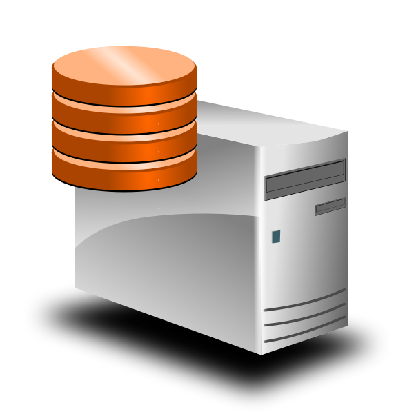 SVG DB server vector image