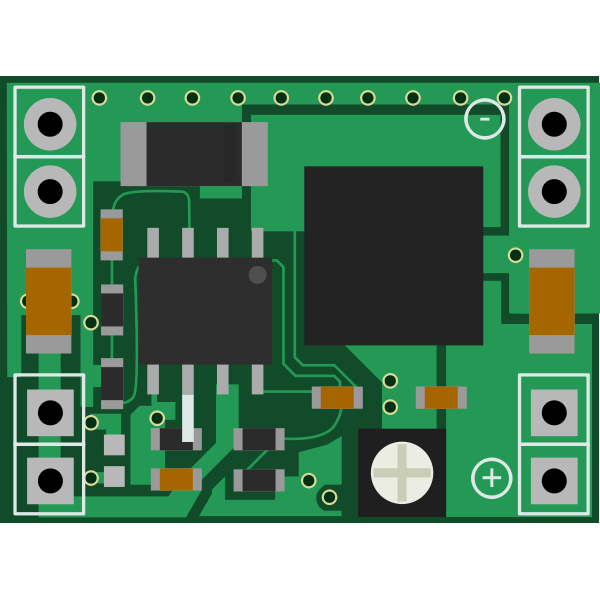 SVG DC StepDown Buck Switching Regulator Module