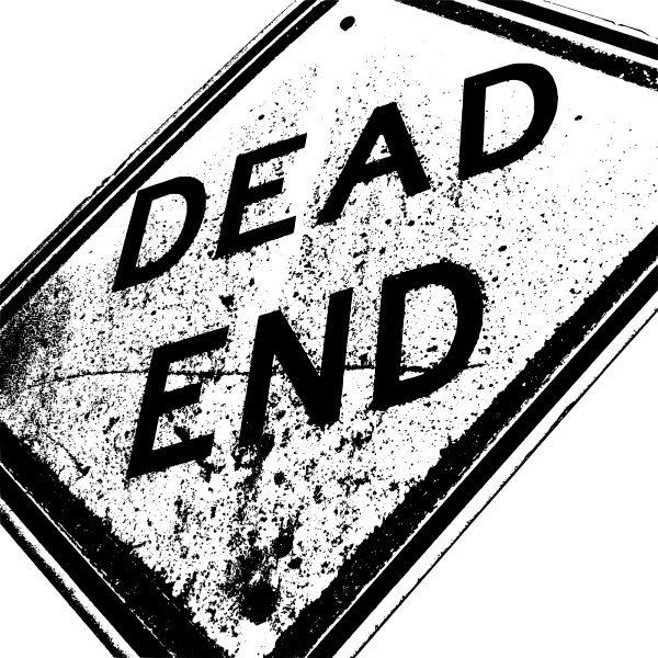 SVG Dead end road symbol