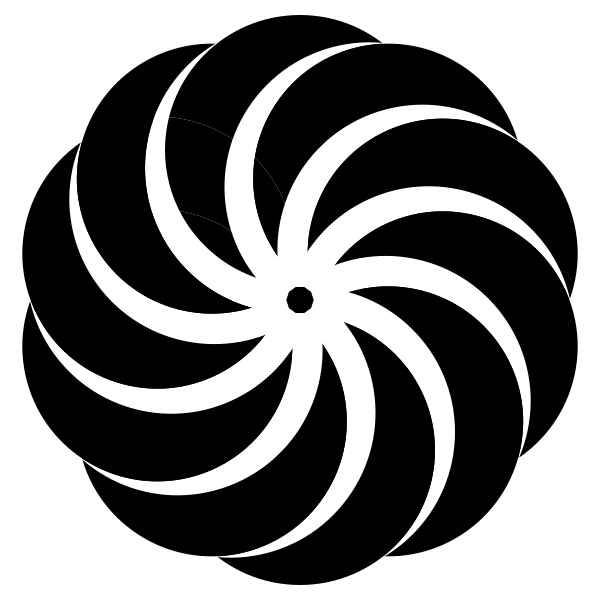SVG Decagon shaped circles