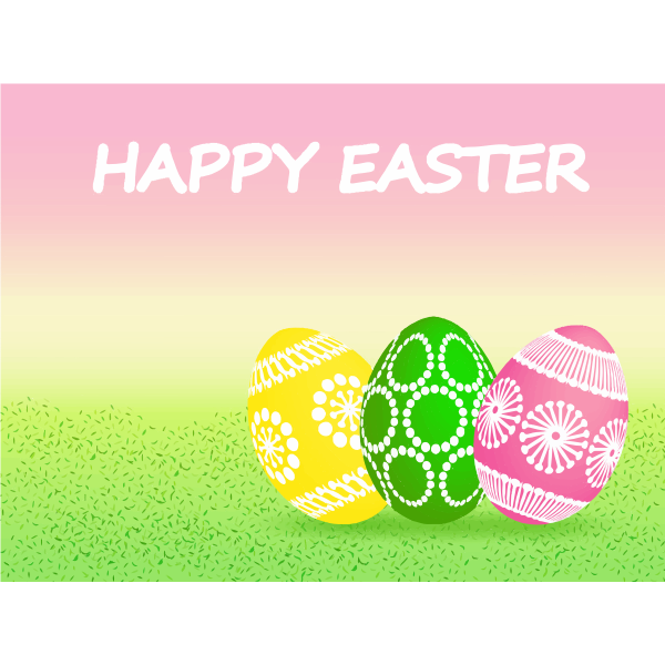 SVG Decorated Easter Eggs