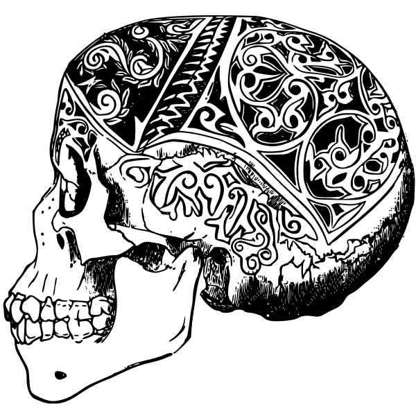 SVG Decorated skull-1575463061