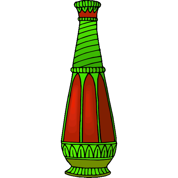 SVG Decorated vase