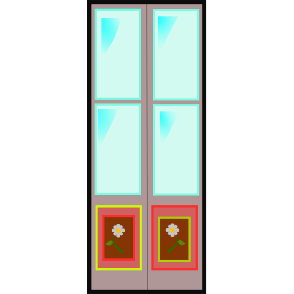 SVG Decorated window