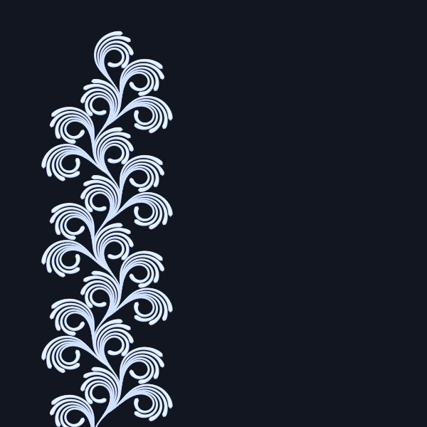 SVG Decorative background with floral pattern vector clip art