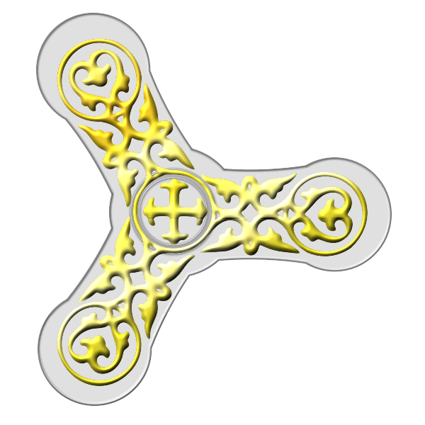 SVG Decorative fidget spinner