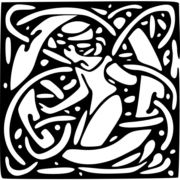 SVG Decorative letter O
