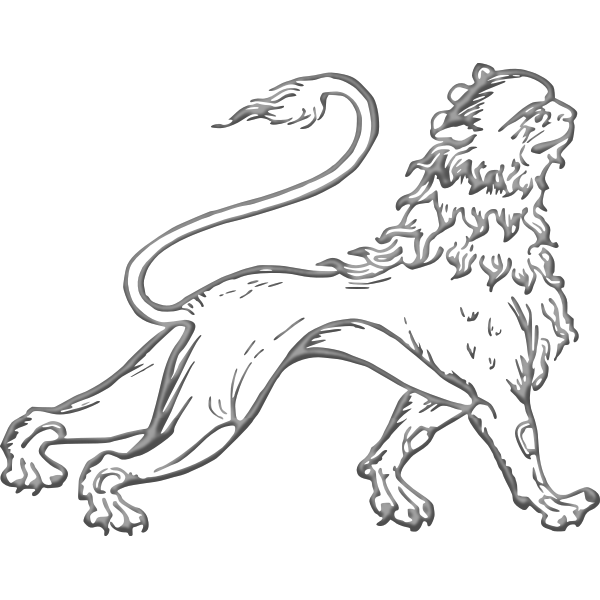 SVG Decorative lion image