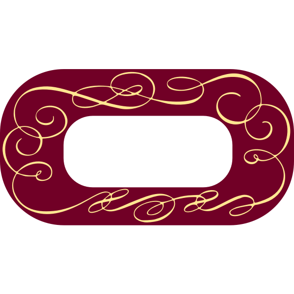 SVG Decorative red frame