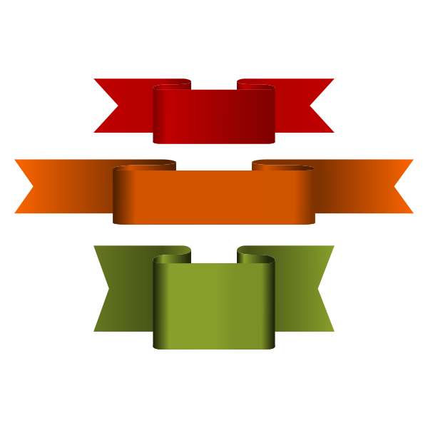 SVG Decorative ribbons
