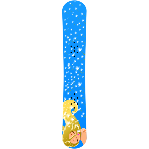 SVG Decorative snowboard vector graphics