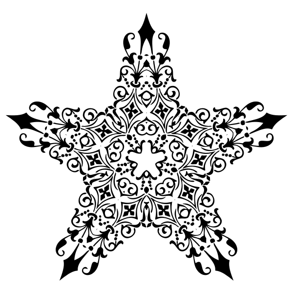 SVG Decorative star shape