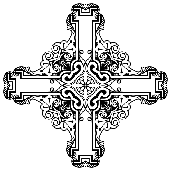 SVG Decorative triangle vector silhouette