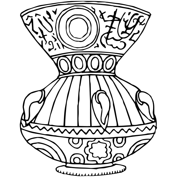 SVG Decorative vase