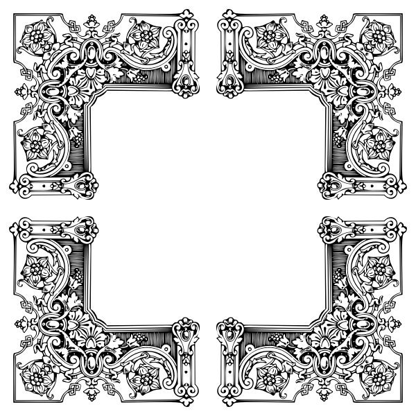 SVG Decorative vine framework