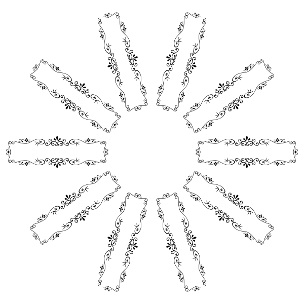 SVG Decorative Vintage Style Design 3