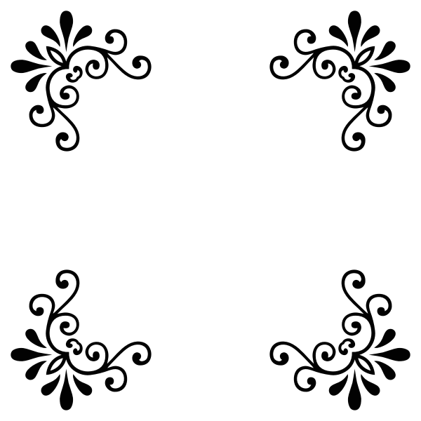 SVG Decorative vintage style elements