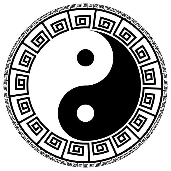 SVG Decorative Yin Yang