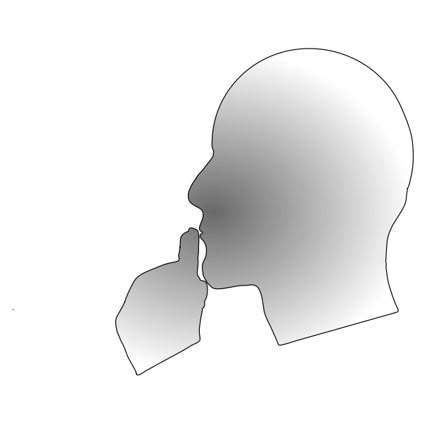 SVG Deep thinking or reflecting