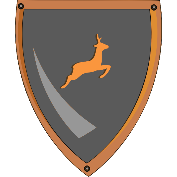 SVG Deer shield