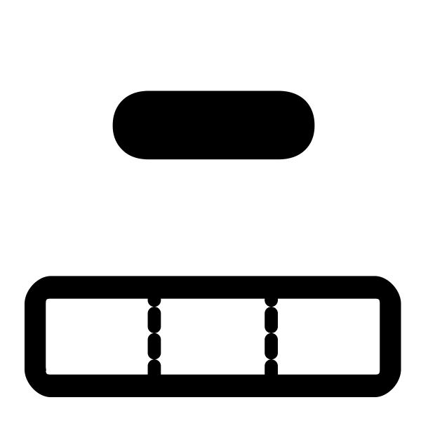 SVG Delete table row symbol