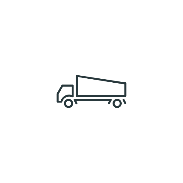 SVG Delivery vehicle icon line art vector clip art
