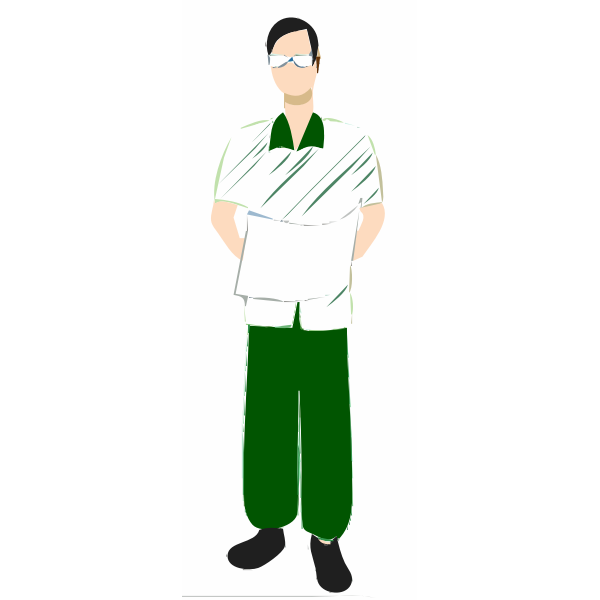 SVG Dentist vector illustration