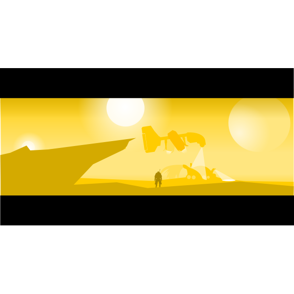SVG Desert planet v3