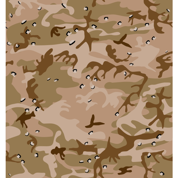 SVG Desert uniform camouflage vector image