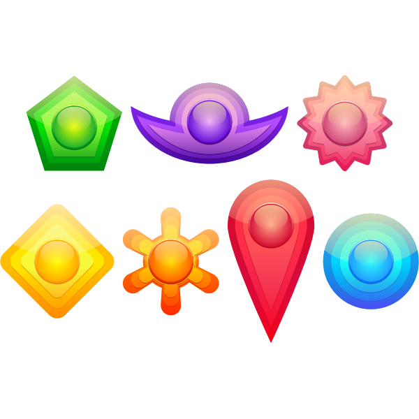 SVG Design elements set