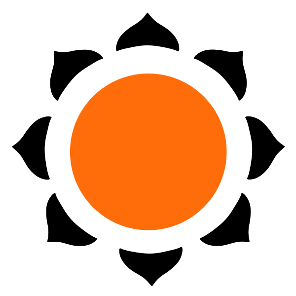 SVG design example of flower