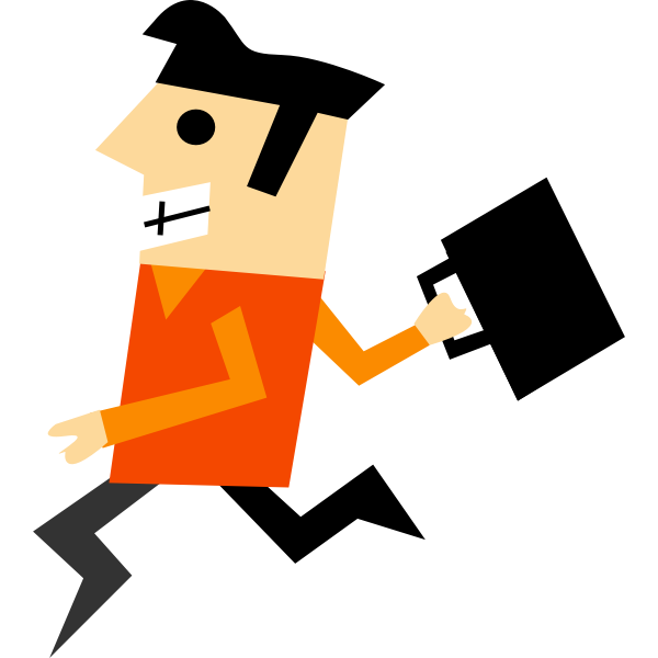 SVG Designer comic character vector image