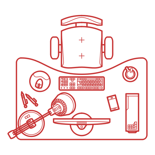 SVG Desktop and monitor
