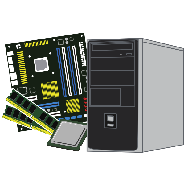 SVG Desktop computer parts