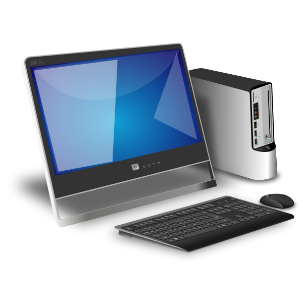 SVG Desktop computer vector illustration