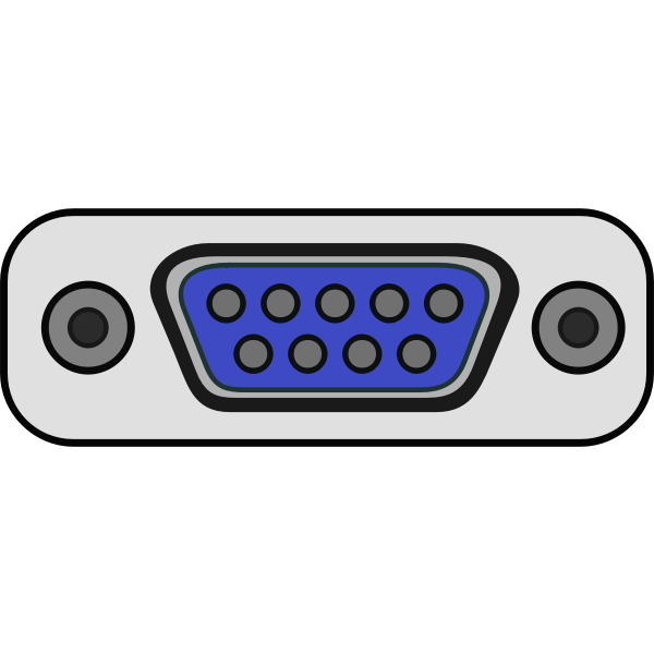 SVG Desktop monitor plug