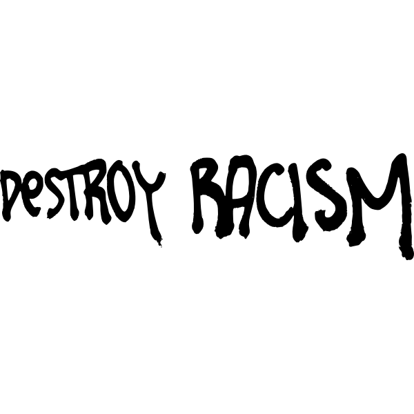 SVG Destroy racism image