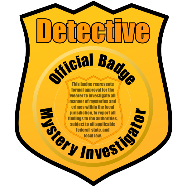 SVG Detective039s badge