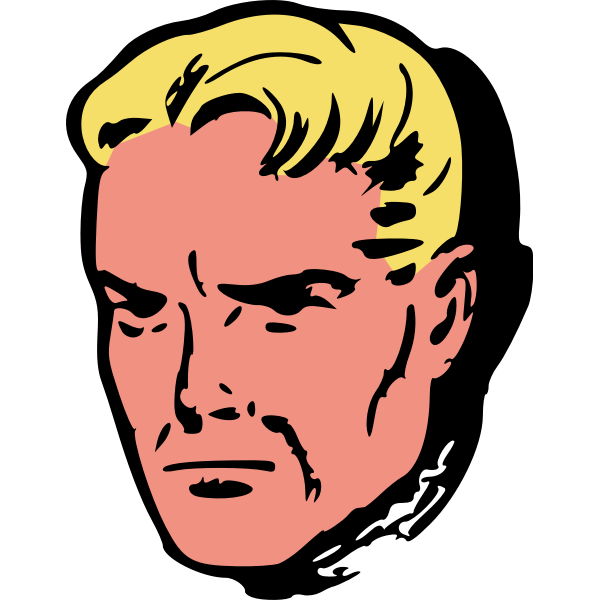 SVG Determined man