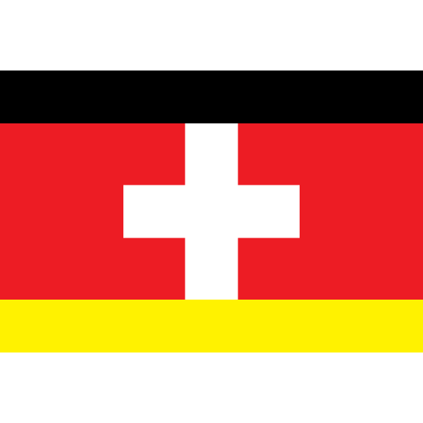 SVG Deutschschweiz language selection symbol vector drawing