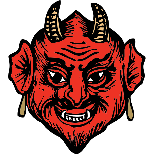 SVG devil head