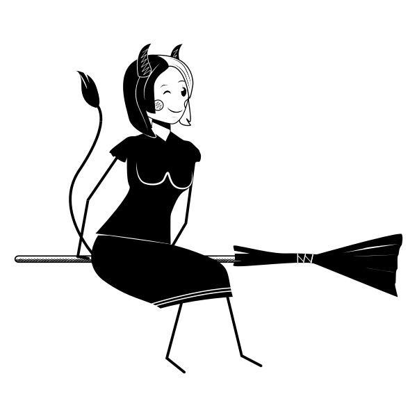 SVG Devil witch