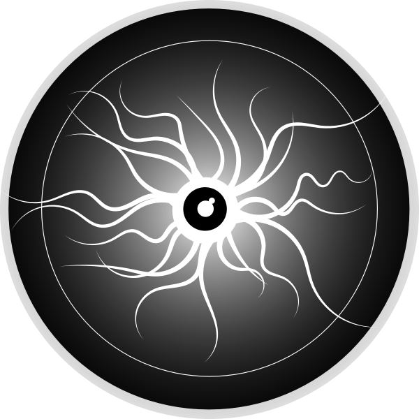 SVG Devil039s eye vector image