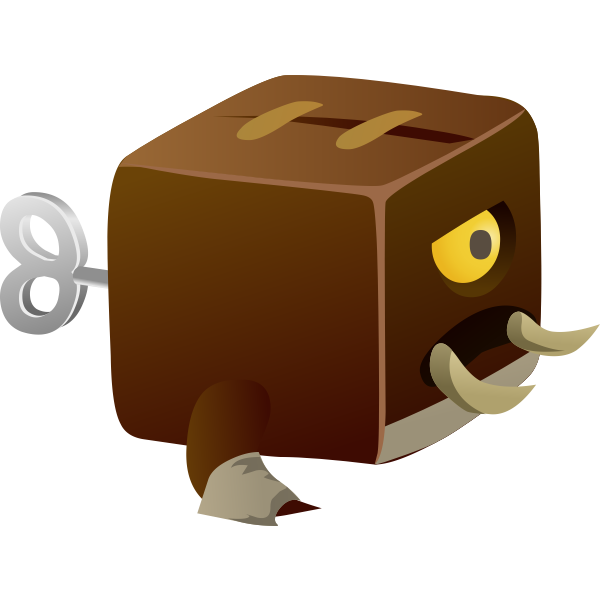 SVG Devilish bartender toy