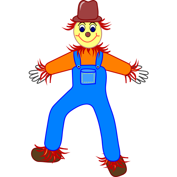 SVG Devilish clown vector image